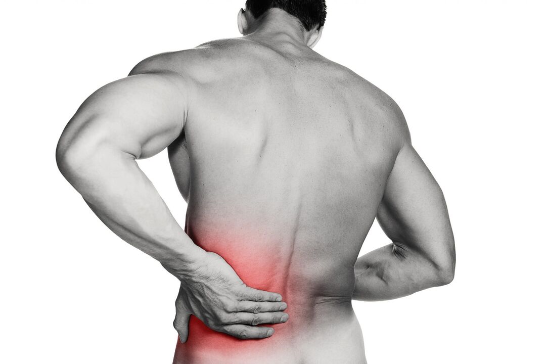 nugaros skausmas vyrams